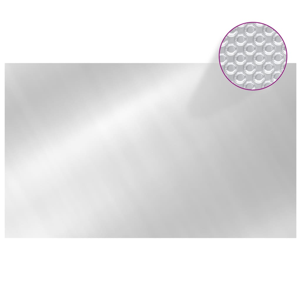 vidaXL Rechteckige Poolabdeckung 1000x600 cm PE Silbern - Image 3