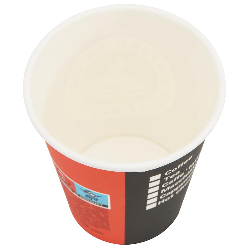 vidaXL 1000 Stk. Einweg-Kaffeebecher Pappe 240 ml (8 oz) - Image 5