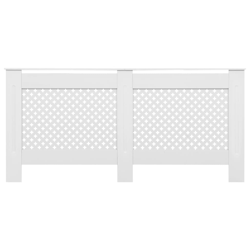 vidaXL Heizkörperabdeckung Weiß 172×19×81,5 cm MDF - Image 3