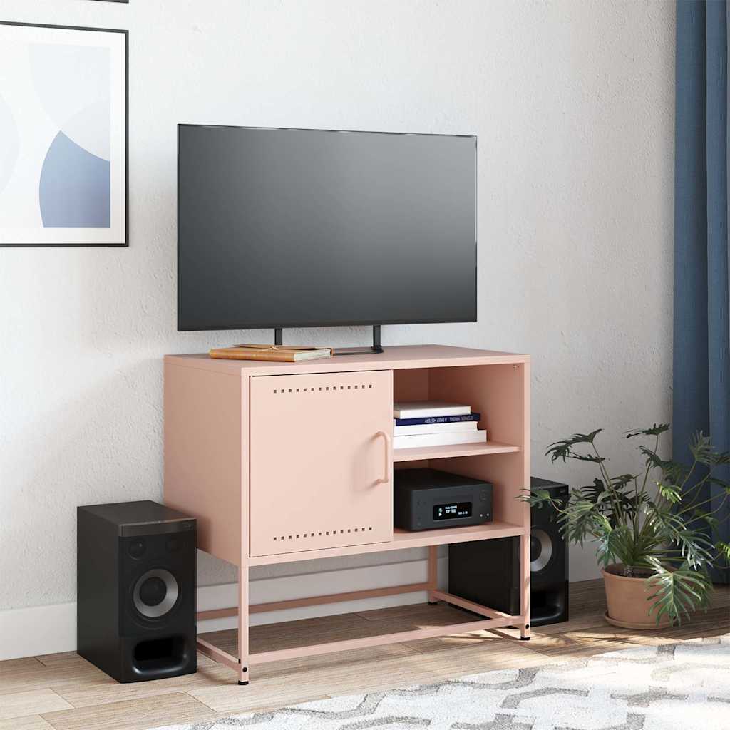 vidaXL TV-Schrank Rosa 68x39x60,5 cm Stahl - Image 3