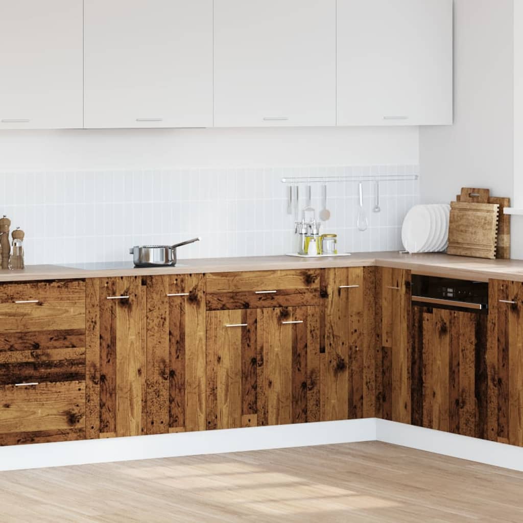 vidaXL Unterschrank Lyon Altholz-Optik 60x46x81,5 cm Holzwerkstoff - Image 3