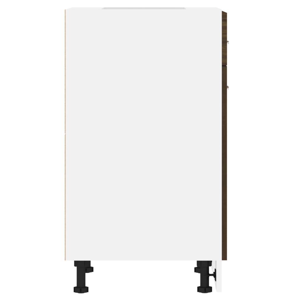 vidaXL Unterschrank mit Schublade Lyon Braun Eiche-Optik 50x46x81,5 cm - Image 6