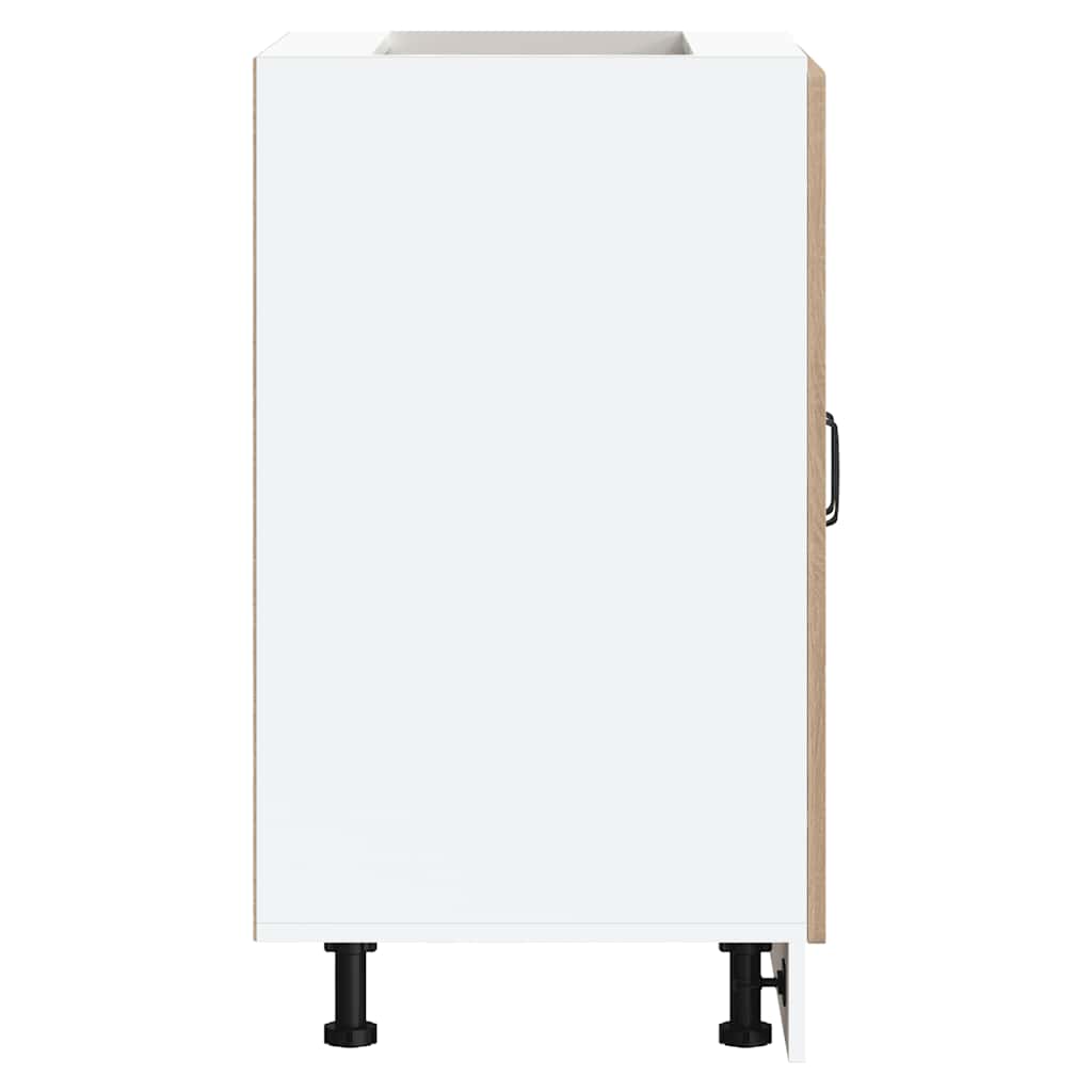 vidaXL Spülenunterschrank Kalmar Sonoma-Eiche 60x46x81,5 cm - Image 6