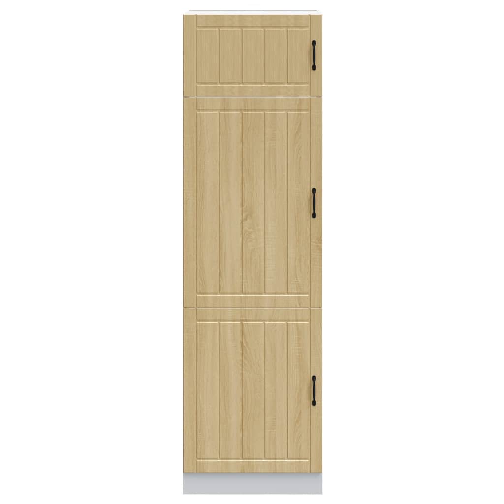 vidaXL Küchenschrank Lucca Sonoma-Eiche Holzwerkstoff - Image 3
