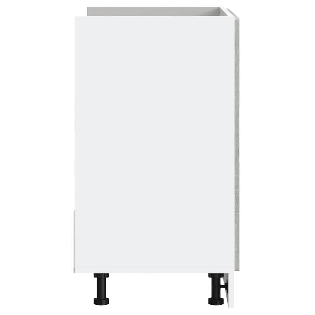 vidaXL Spülenunterschrank Porto Grau Sonoma 80x46x81,5cm Holzwerkstoff - Image 6