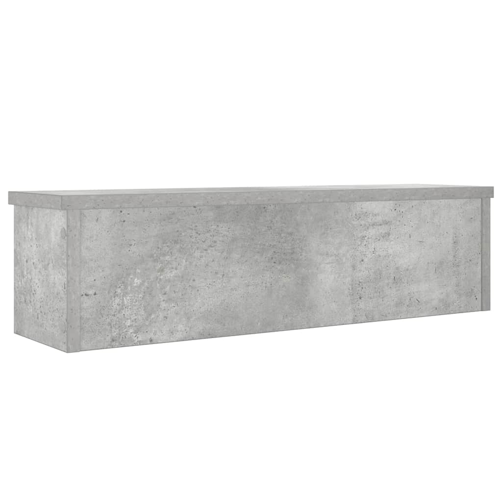 vidaXL Küchenregal Stapelbar Betongrau 50x15x16 cm Holzwerkstoff - Image 5