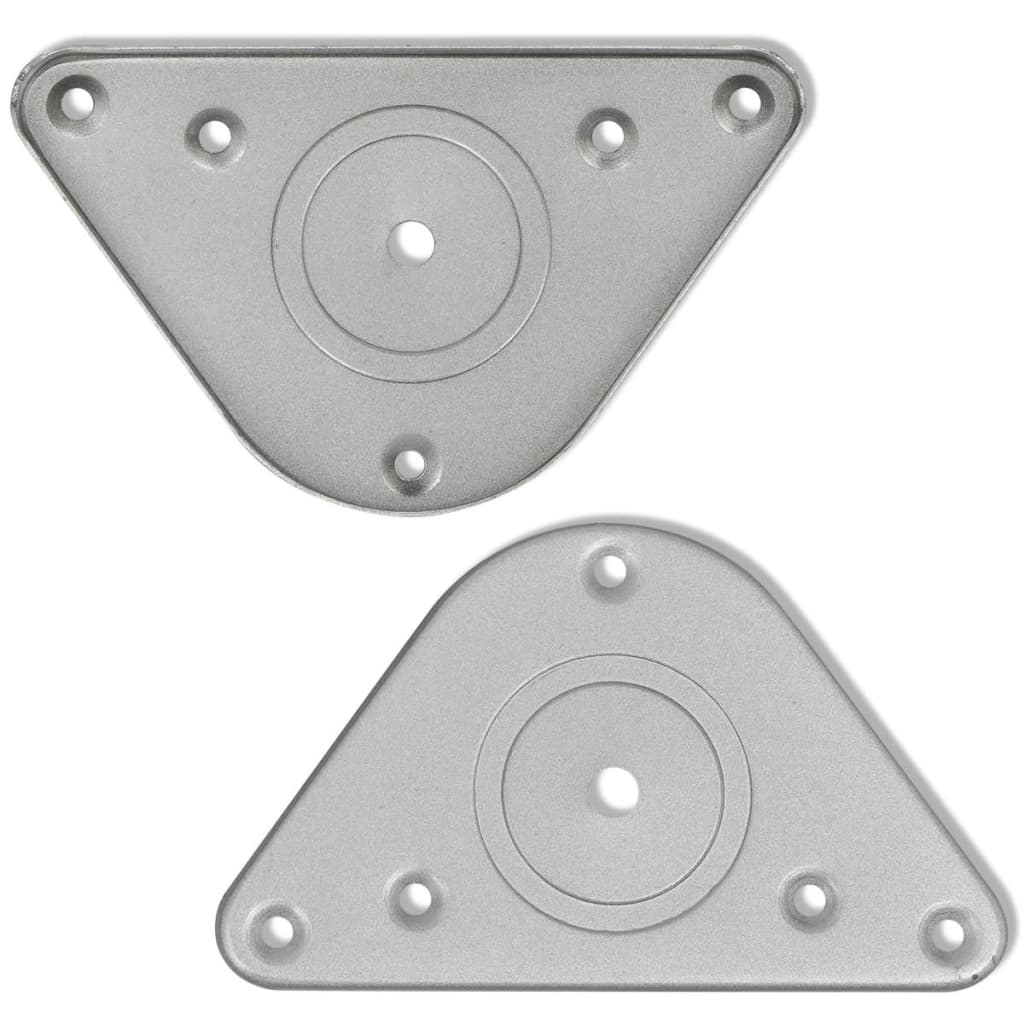 4x höhenverstellbares Tischbein Chrom 710 mm - Image 4