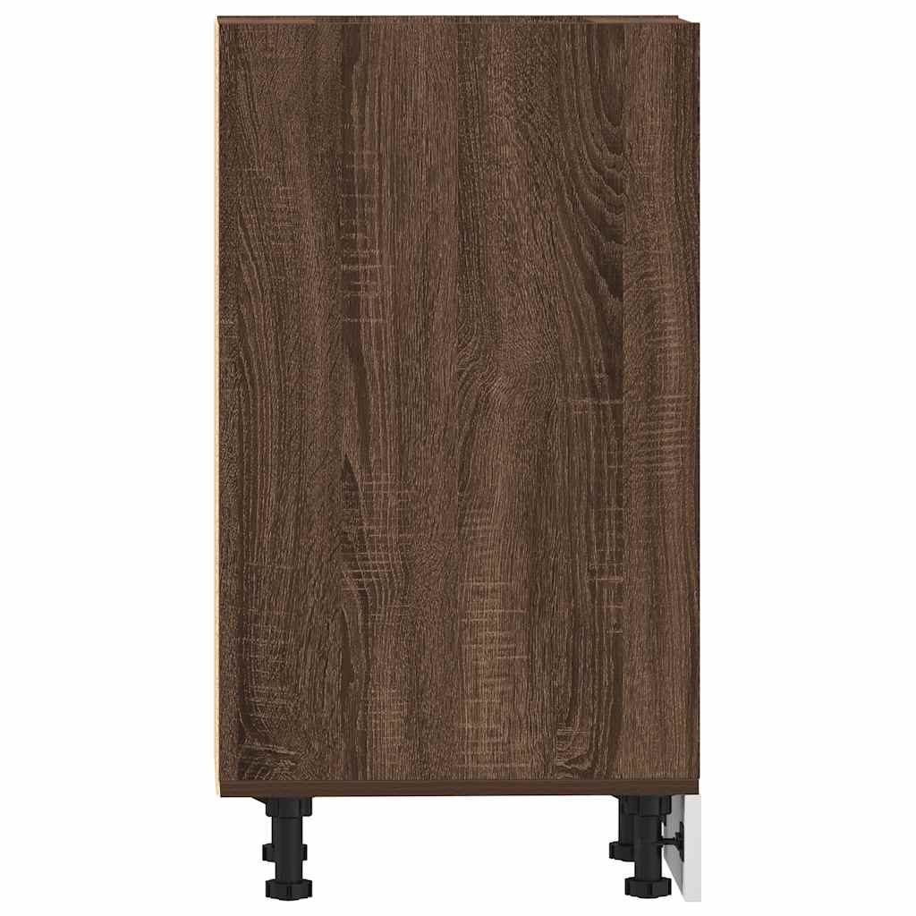 vidaXL Unterschrank Riga Braun Eichen-Optik 40x44,5x81,5 cm Holzwerkstoff - Image 5
