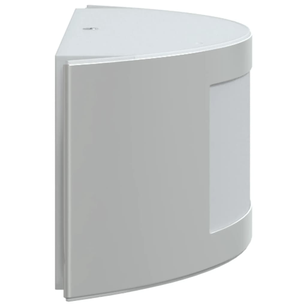 vidaXL Außenwandleuchten 2 Stk. Silbern Edelstahl - Image 5