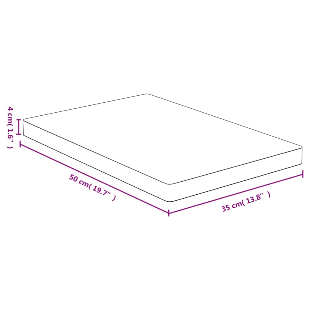 vidaXL Schneidebrett 35x50x4 cm Bambus - Image 4