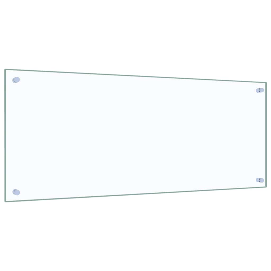 vidaXL Küchenrückwand Transparent 100×40 cm Hartglas - Image 5