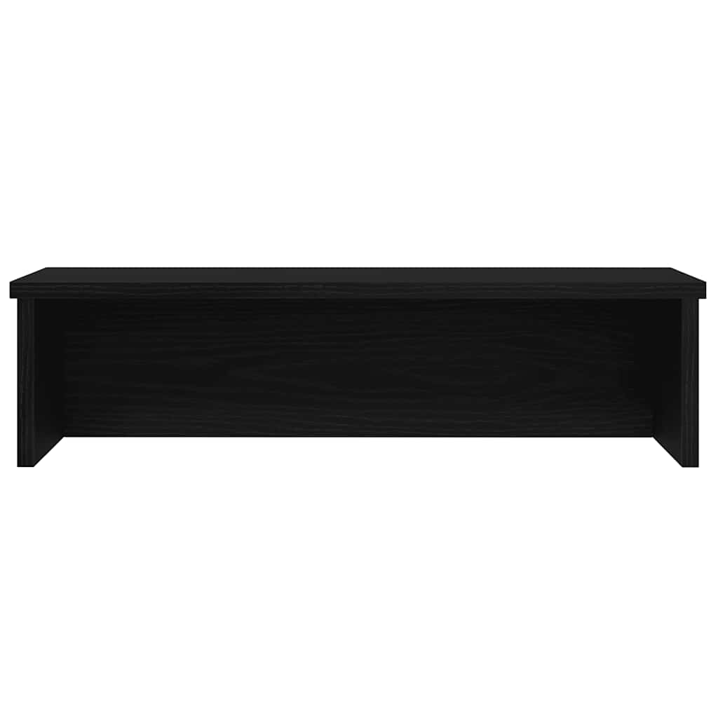 vidaXL Küchenregal Stapelbar Schwarz 50x15x16 cm Holzwerkstoff - Image 3