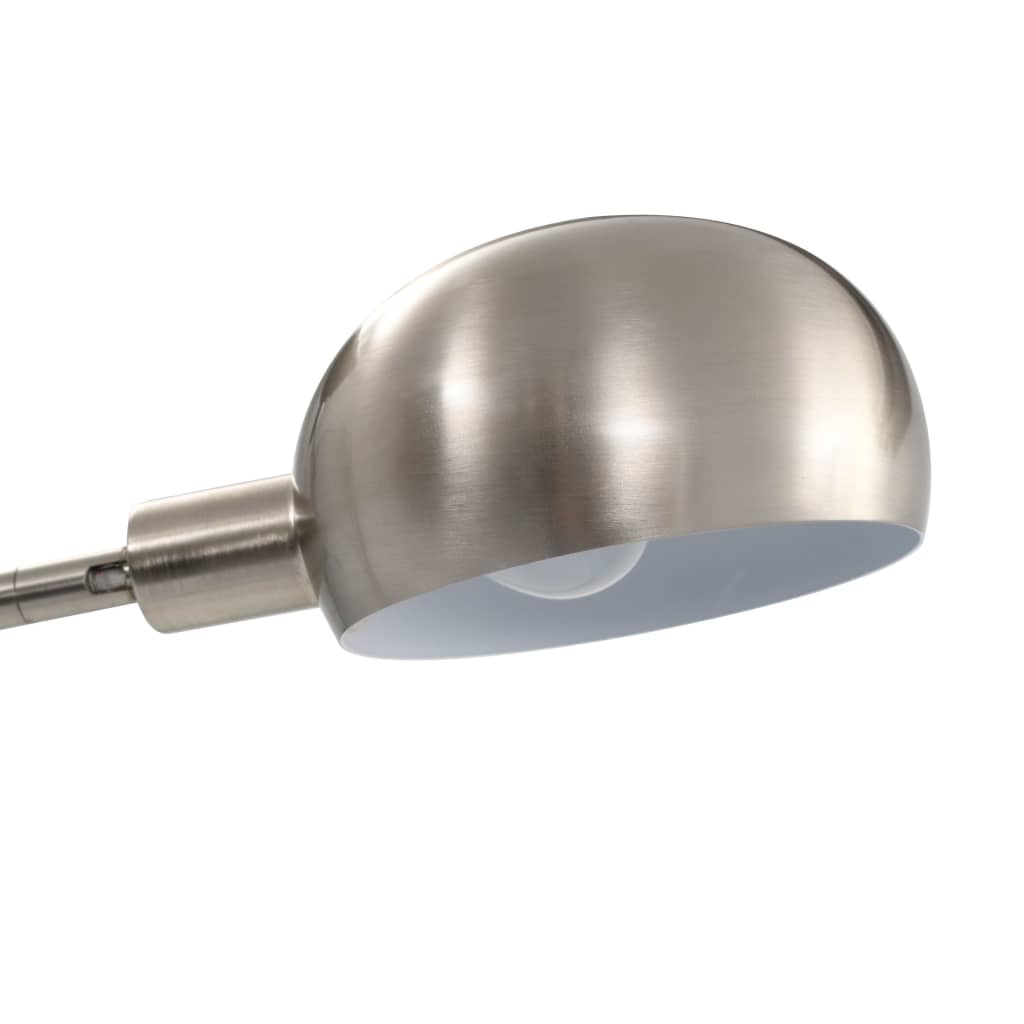 vidaXL Stehlampe 200 cm 5 x E14 Silbern - Image 5