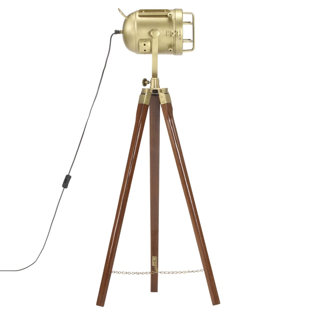 vidaXL Stehleuchte Dreibein Massivholz Mango 97 cm - Image 3