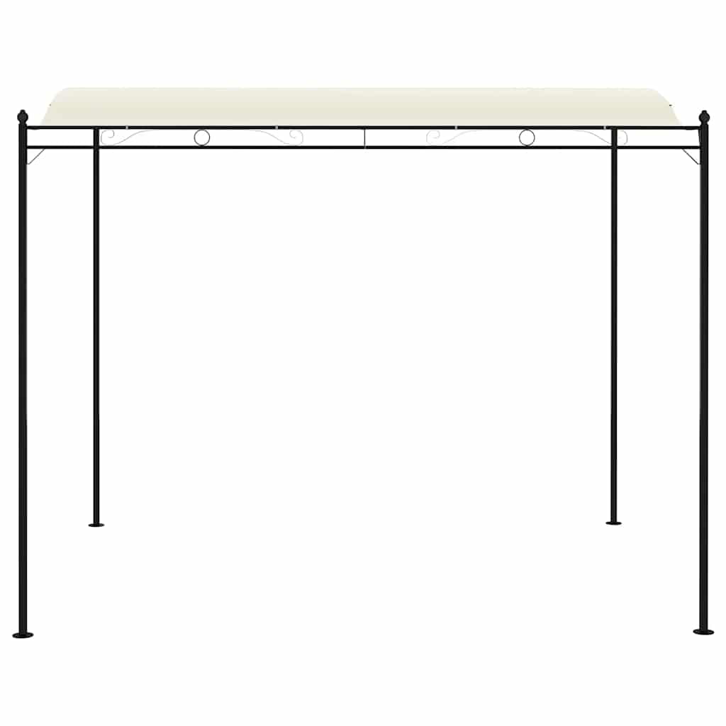 vidaXL Pavillon Stoff Cremeweiß - Image 4