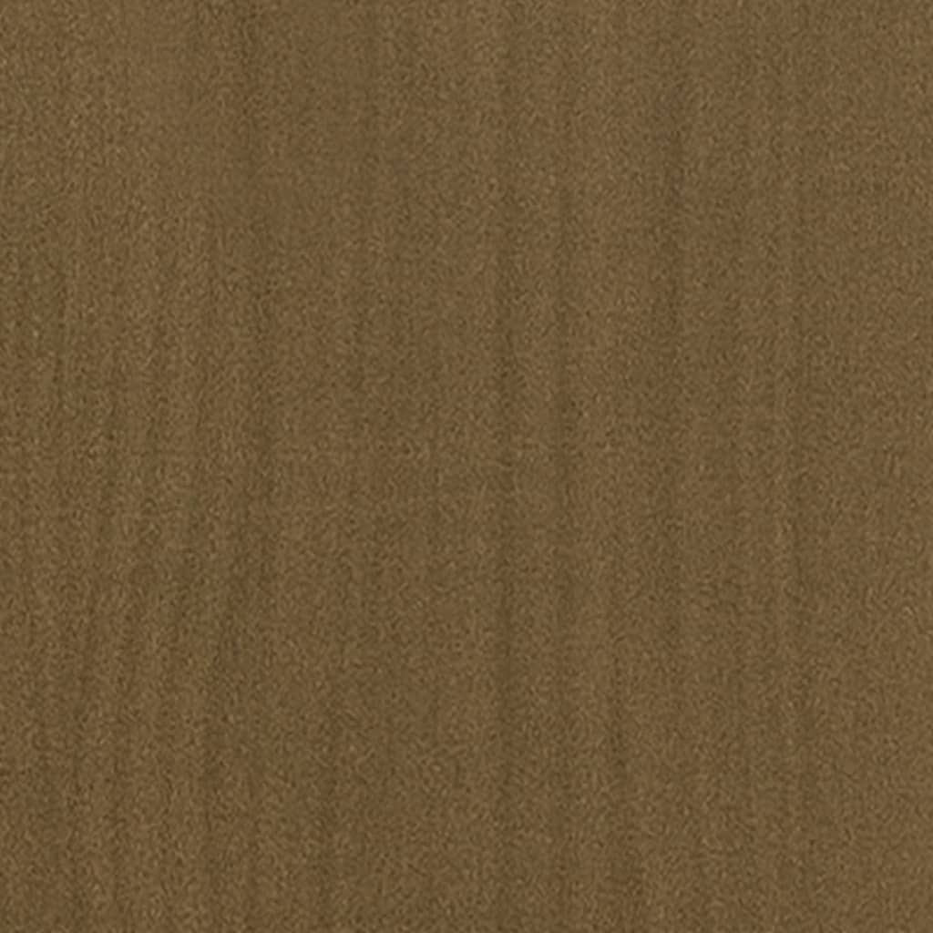 vidaXL Pflanzkübel Honigbraun 40x40x70 cm Massivholz Kiefer - Image 6