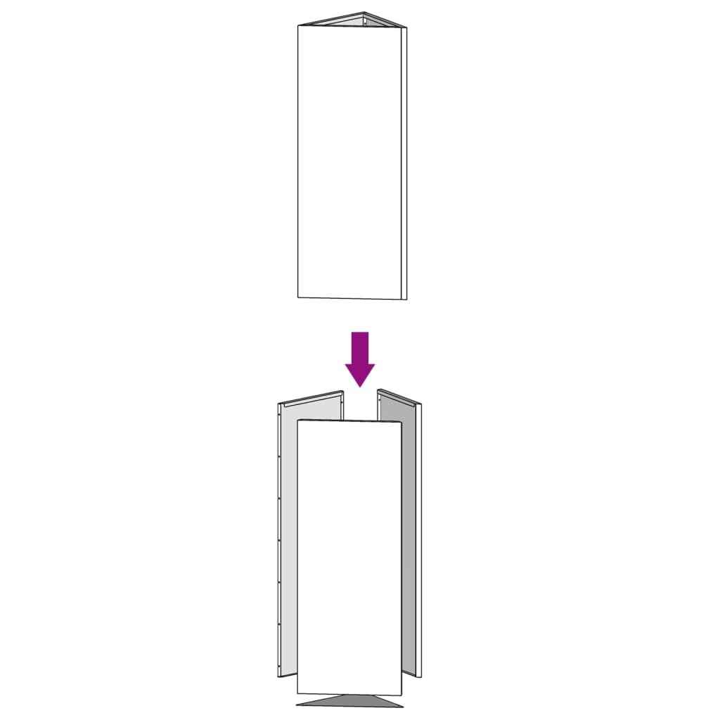 vidaXL Pflanzkübel 30x26x75 cm Cortenstahl - Image 6