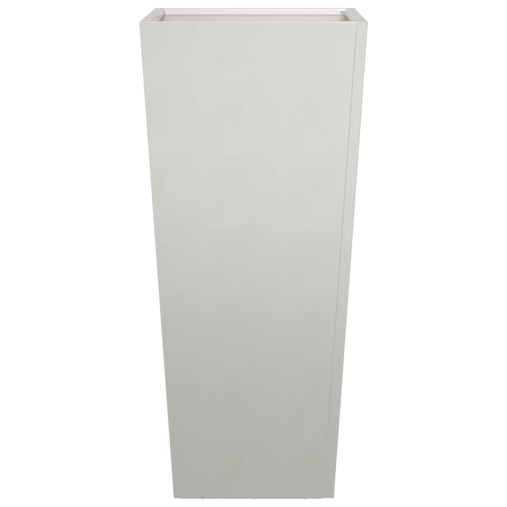 vidaXL Pflanzkübel 35x35x75 cm Edelstahl - Image 4