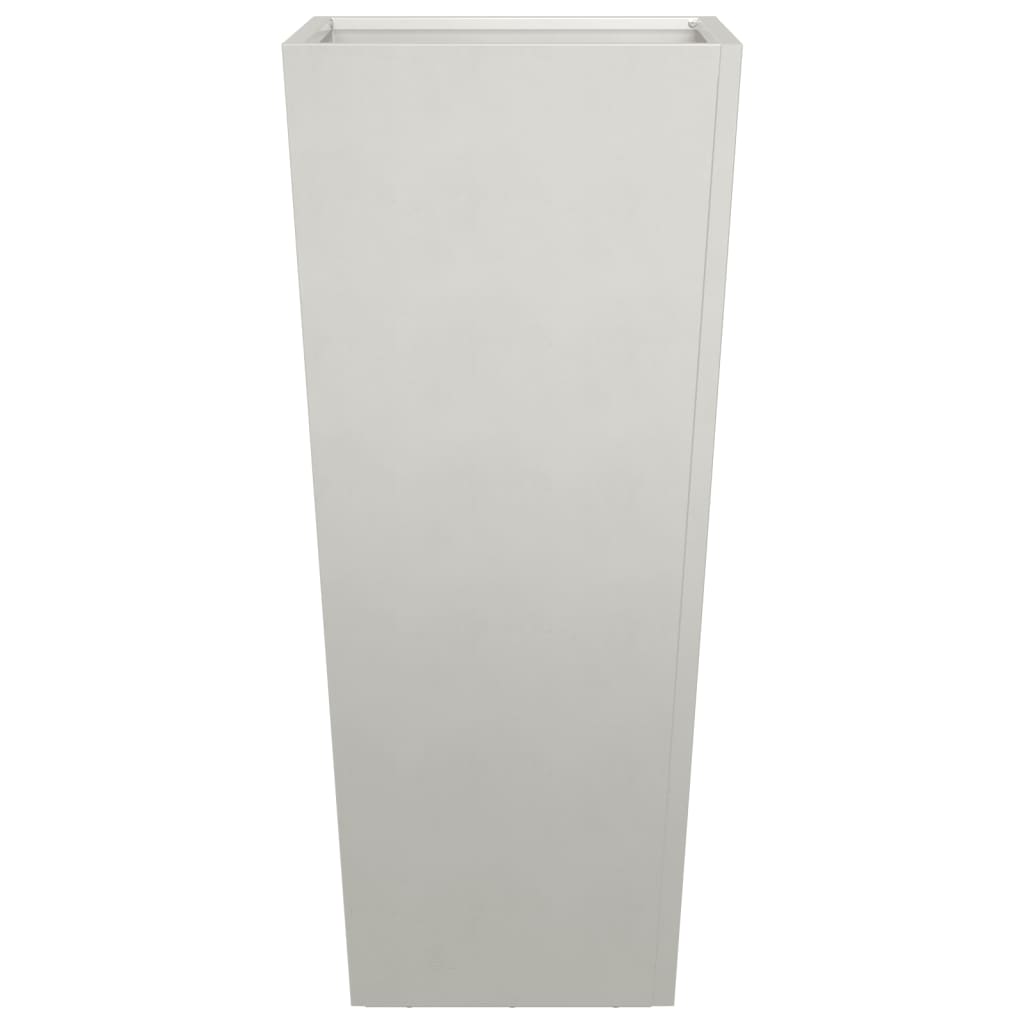 vidaXL Pflanzkübel 35x35x75 cm Edelstahl - Image 5