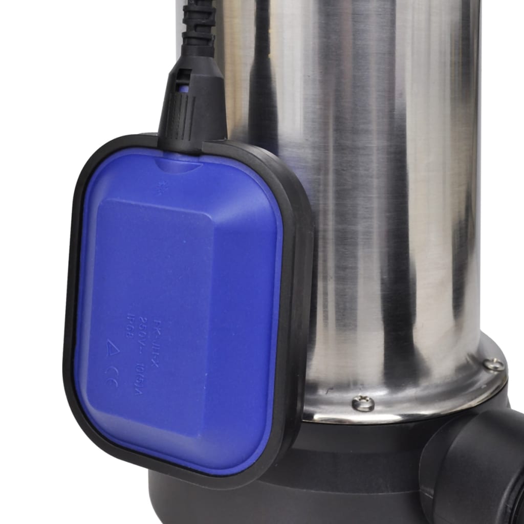 vidaXL Schmutzwasser Tauchpumpe 750 W 12500 L/h - Image 5