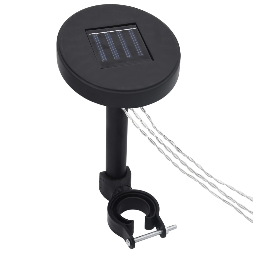 vidaXL Pavillon mit LED-Lichterkette 300x300 cm Anthrazit Aluminium - Image 6