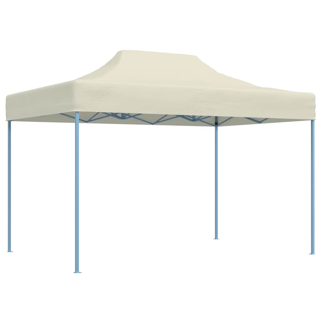 vidaXL Profi-Partyzelt Faltbar 3×4 m Stahl Creme