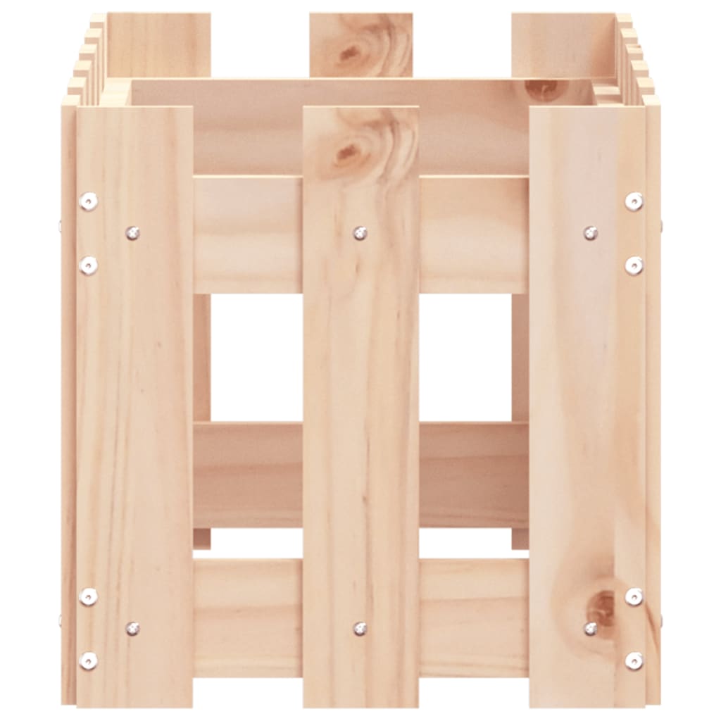 vidaXL Pflanzkübel Lattenzaun-Design 60x30x30 cm Massivholz Kiefer - Image 6