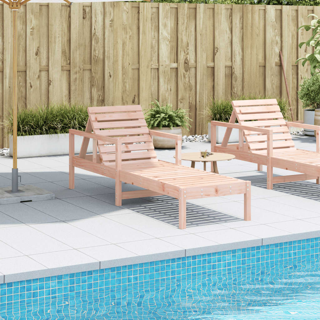vidaXL Sonnenliege 199,5x62x55 cm Massivholz Douglasie - Image 3
