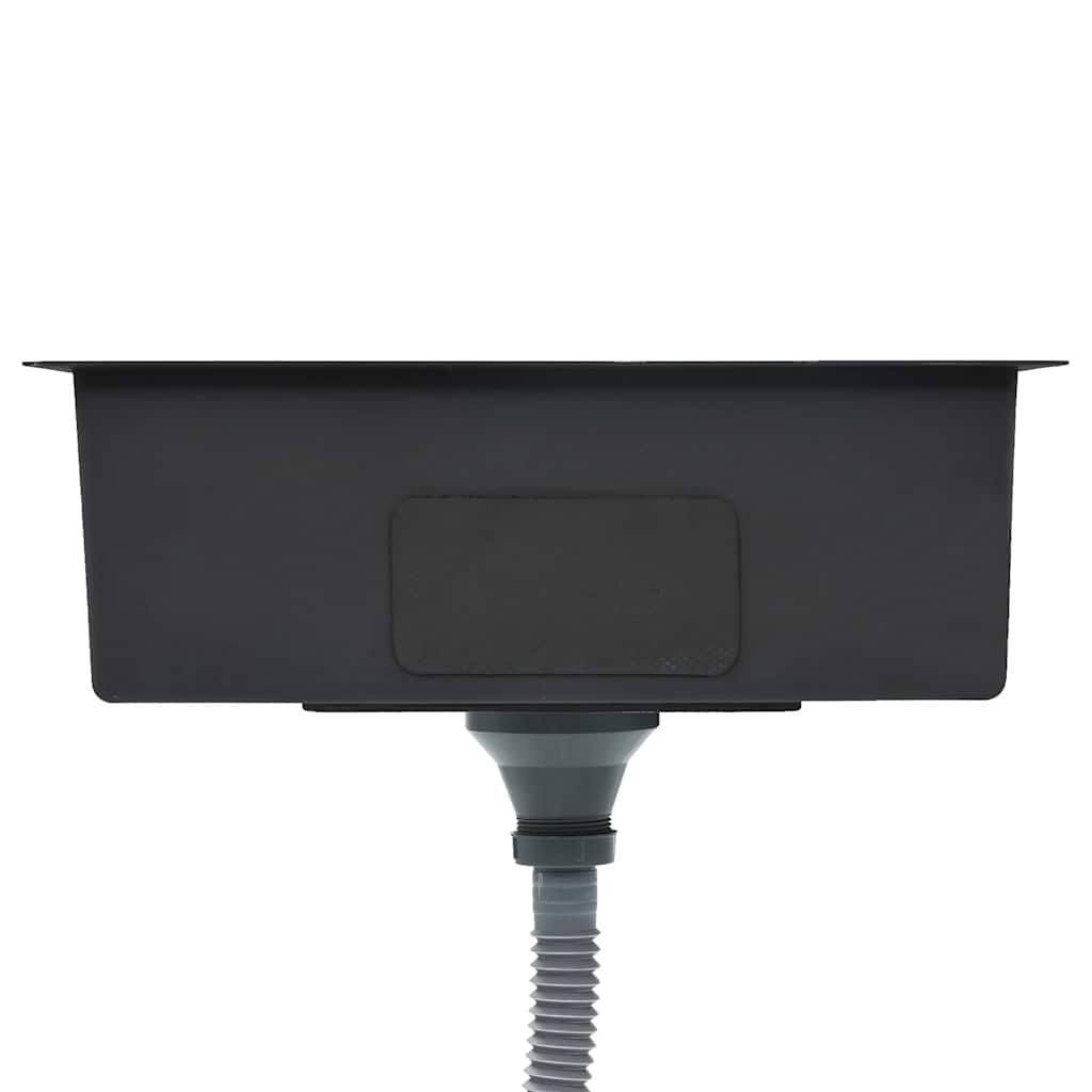 vidaXL Handgefertigte Küchenspüle Edelstahl - Image 5
