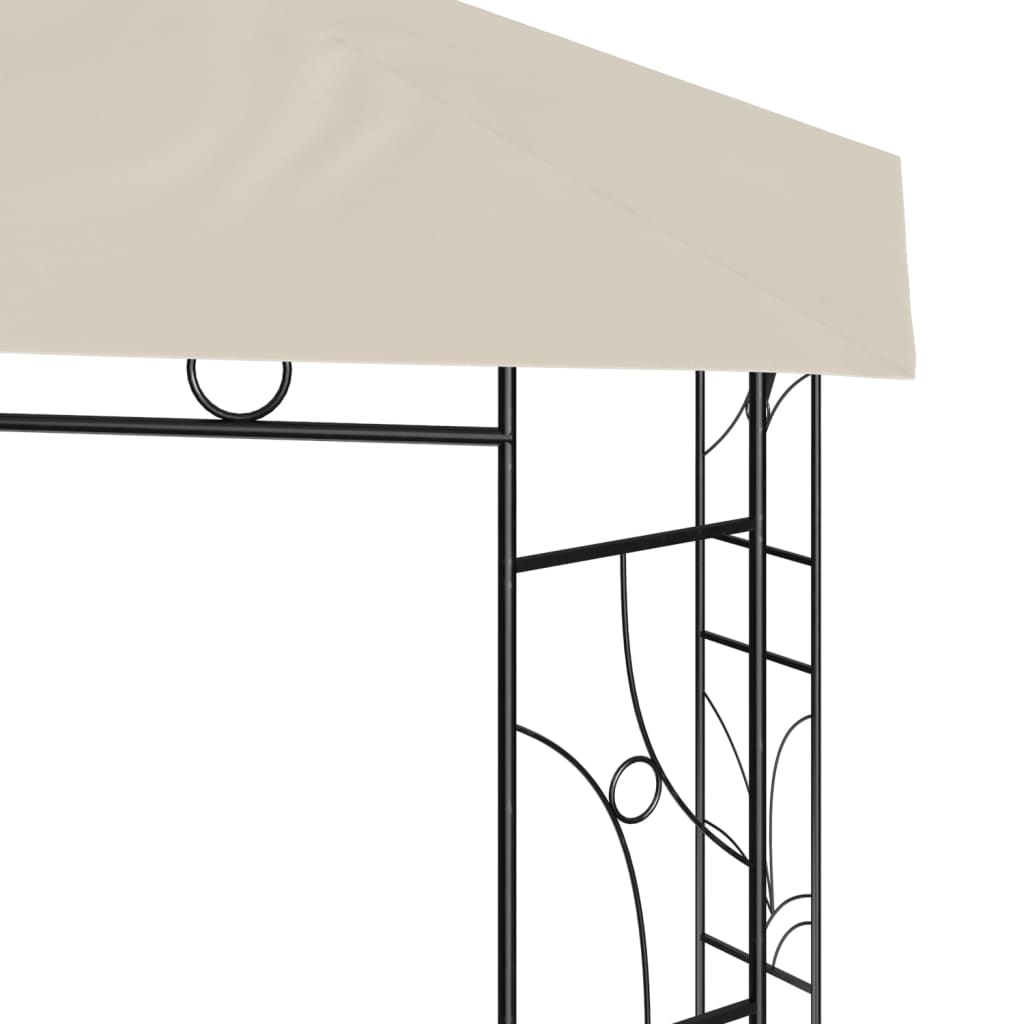 vidaXL Pavillon 3x3x2,7 m Creme 160 g/m² - Image 3