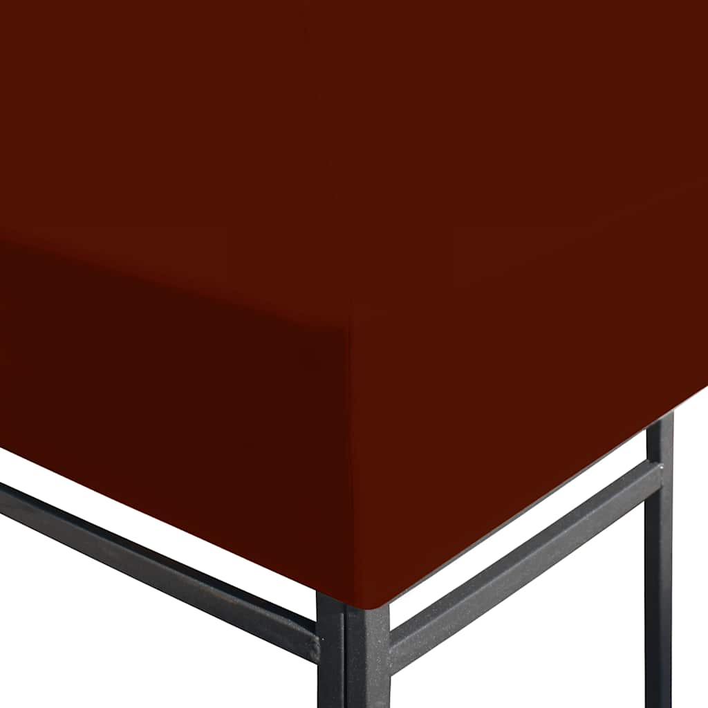 vidaXL Pavillondach 310 g / m² 3x4 m Terrakotta - Image 3