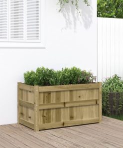 vidaXL Pflanzkübel 90x50x50 cm Kiefernholz Imprägniert