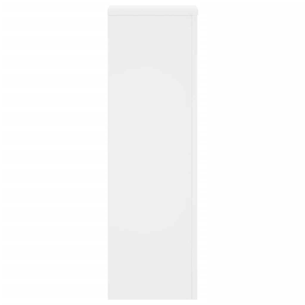 vidaXL Pflanzenständer 2 Stk. Weiß 25x25x80 cm Holzwerkstoff - Image 6