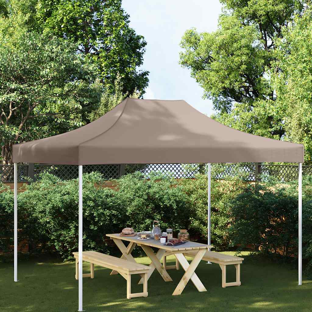 vidaXL Partyzelt-Dach 4x3 m Taupe 270 g/m²