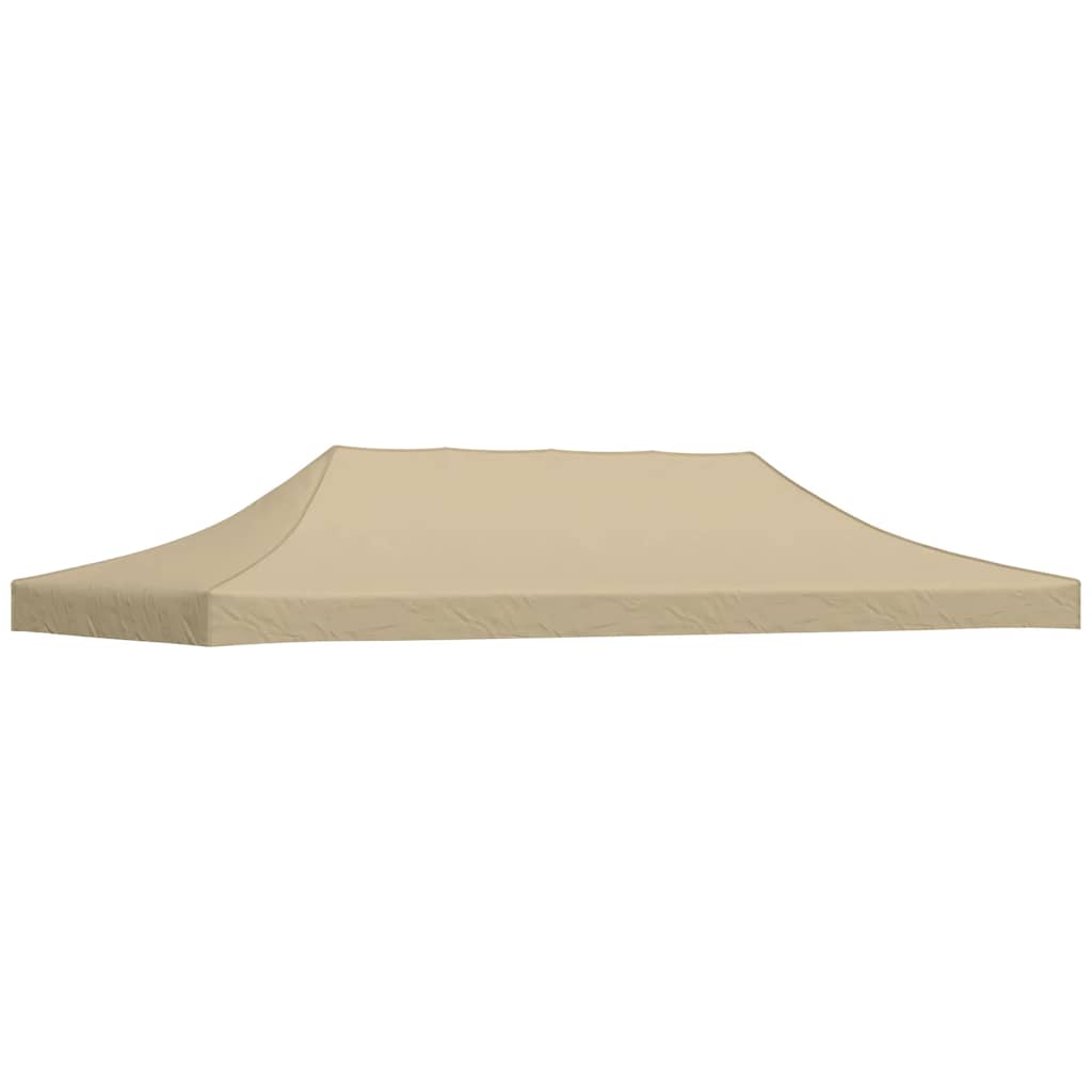 vidaXL Partyzelt-Dach 6x3 m Beige 270 g/m²