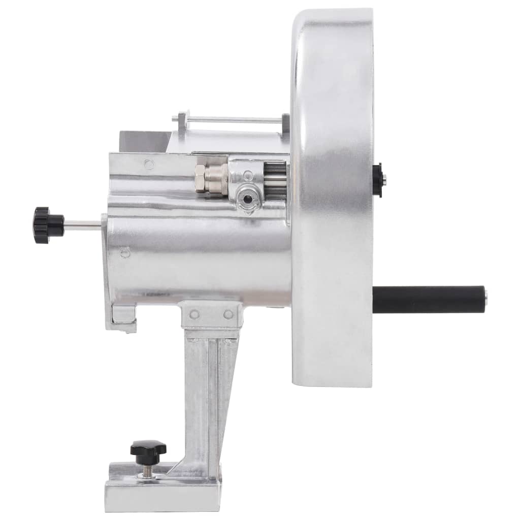 vidaXL Manueller Gemüseschneider Silbern 22 x 44,5 cm Aluminium - Image 4