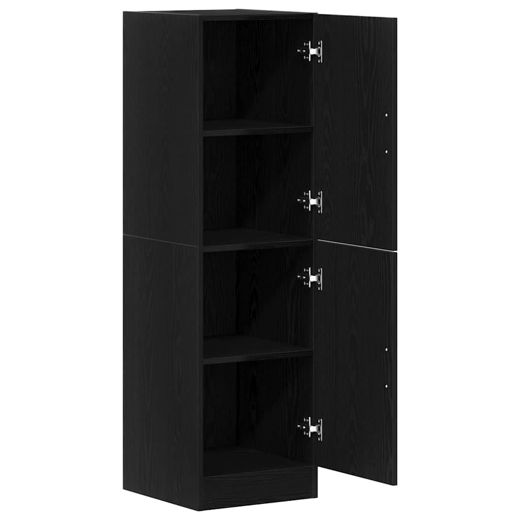 vidaXL Küchenschrank Schwarz 38x41,5x131,5 cm Holzwerkstoff - Image 5