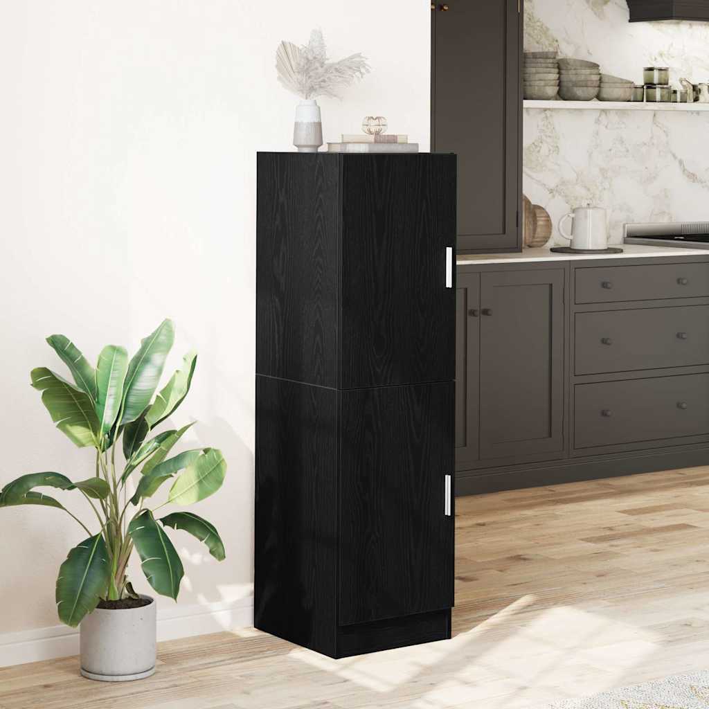 vidaXL Küchenschrank Schwarz 38x41,5x131,5 cm Holzwerkstoff - Image 3