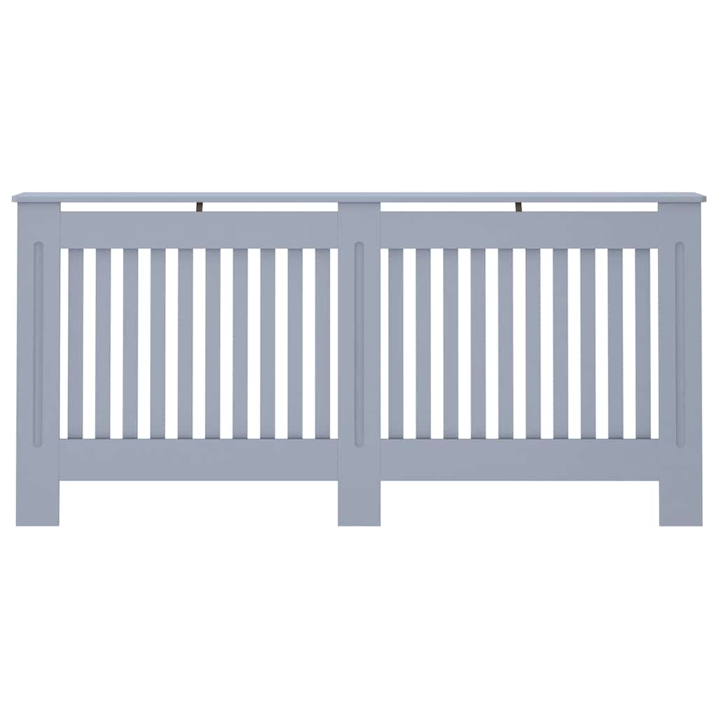 vidaXL Heizkörperverkleidung Anthrazit 172x19x81,5 cm MDF - Image 4