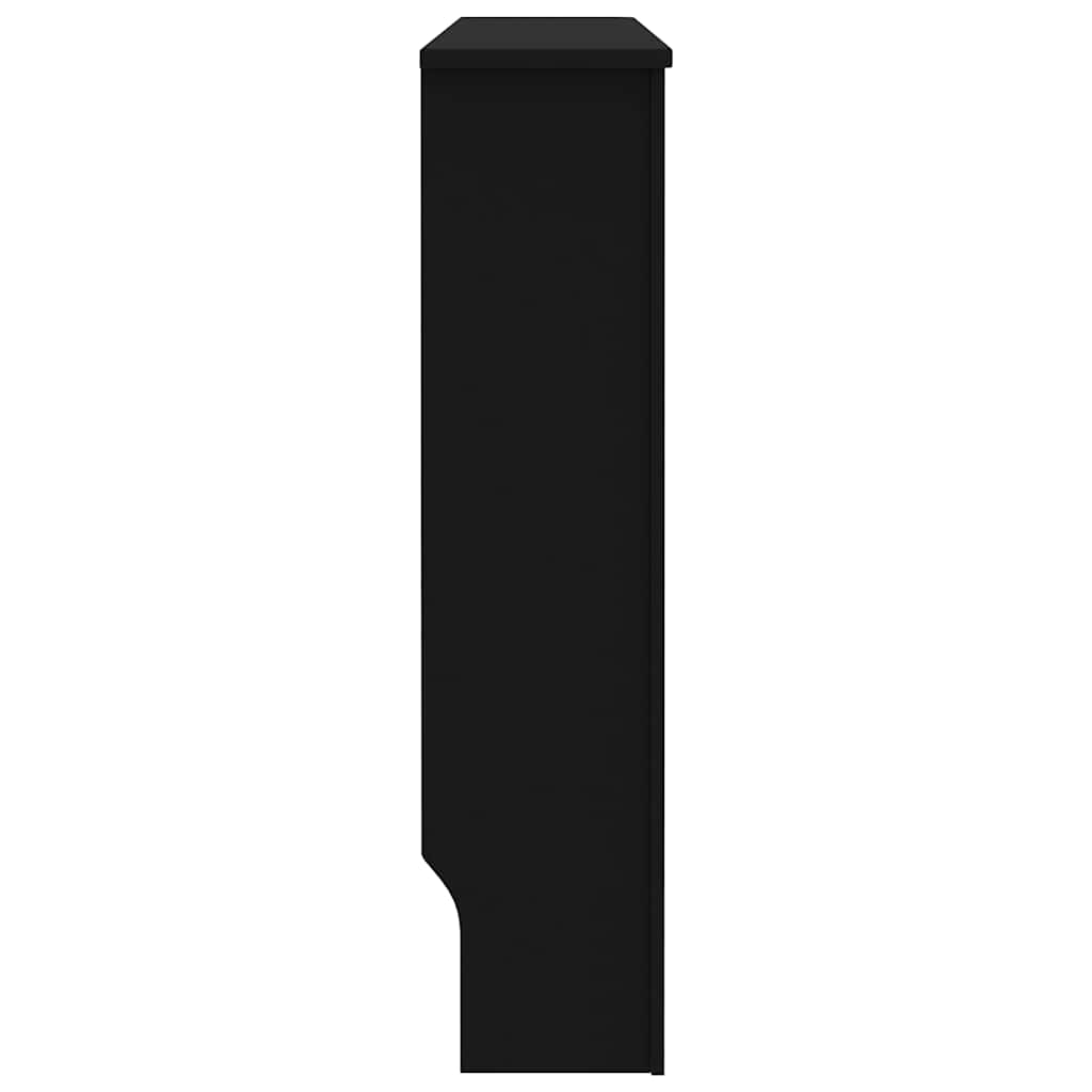 vidaXL Heizkörperverkleidung Schwarz 112x19x81,5 cm MDF - Image 5
