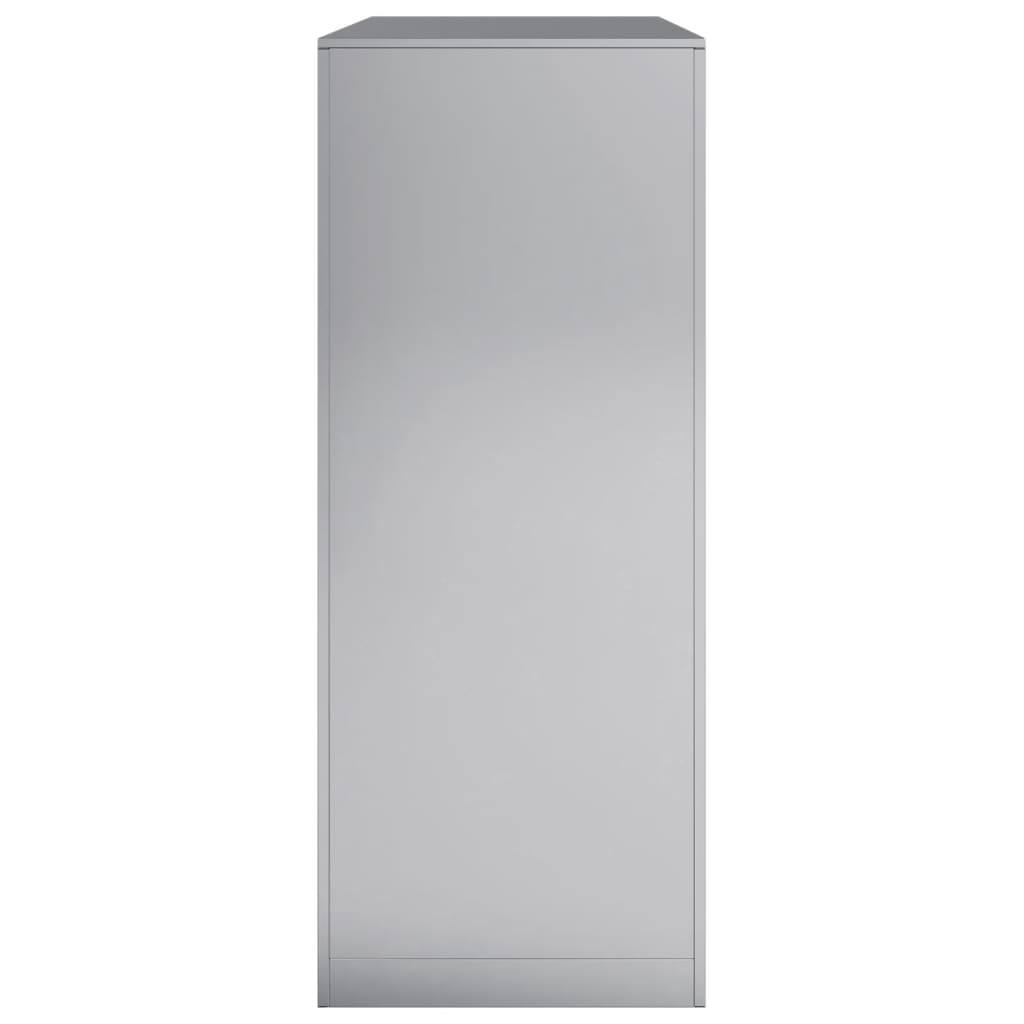 vidaXL Brennholzregal 100x40x100 cm Verzinkter Stahl - Image 5