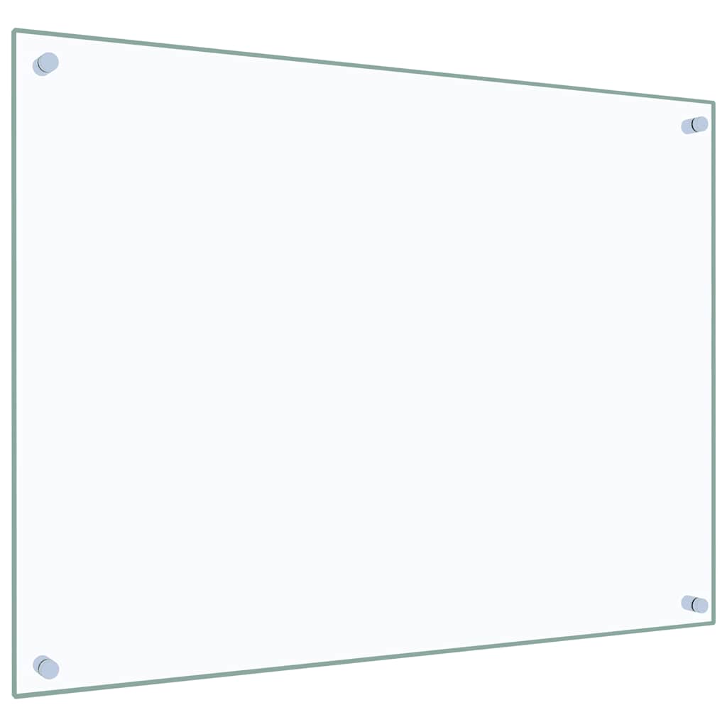 vidaXL Küchenrückwand Transparent 80x60 cm Hartglas - Image 5