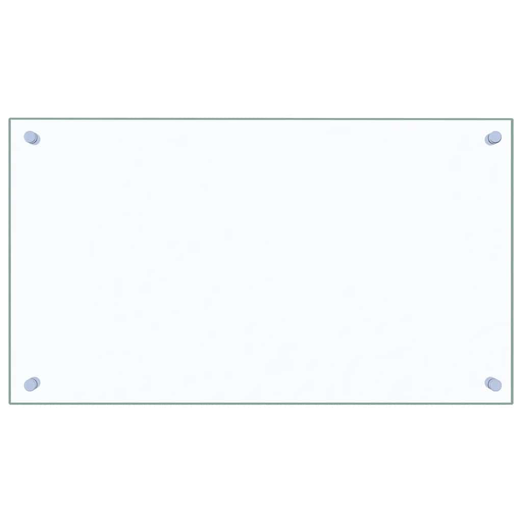 vidaXL Küchenrückwände 2 Stk. Transparent 70x40 cm Hartglas - Image 4