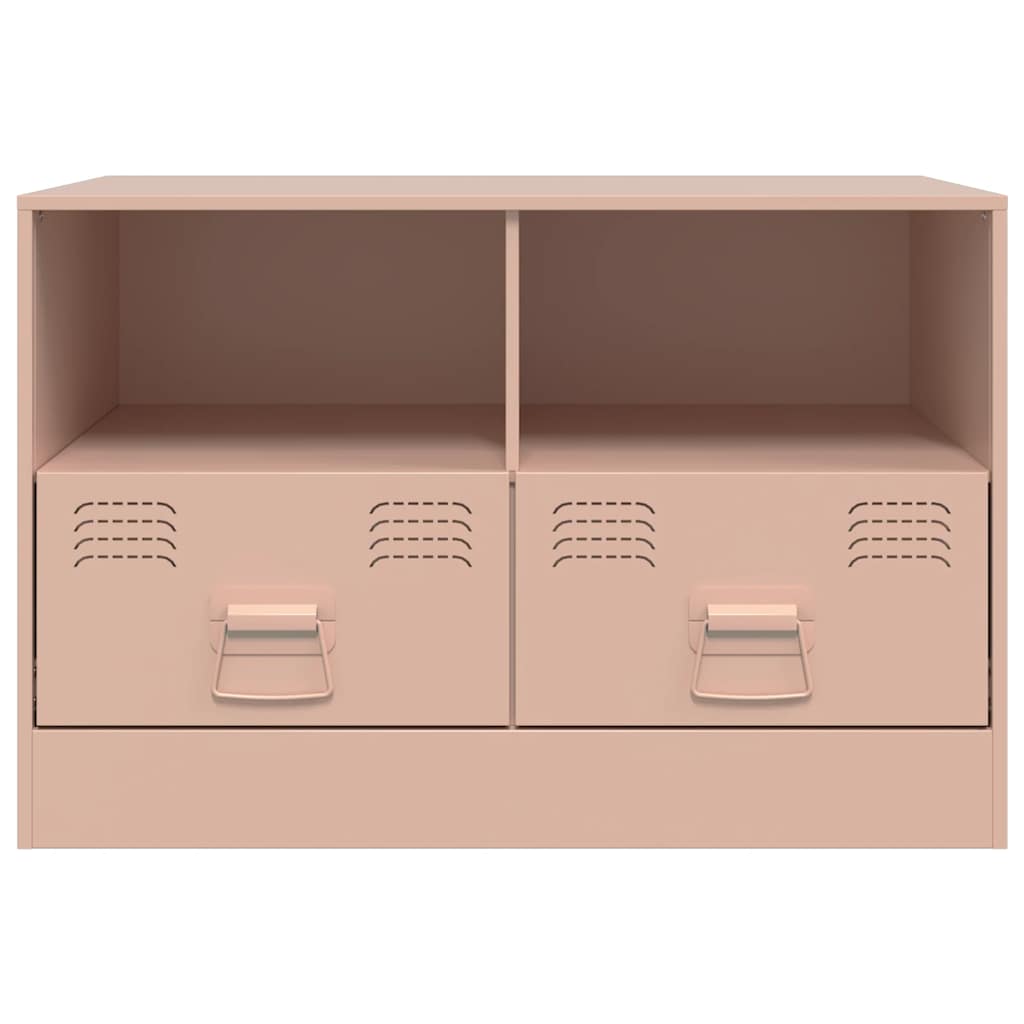 vidaXL TV-Schrank Rosa 67x39x44 cm Stahl - Image 6