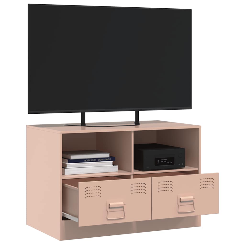 vidaXL TV-Schrank Rosa 67x39x44 cm Stahl - Image 5