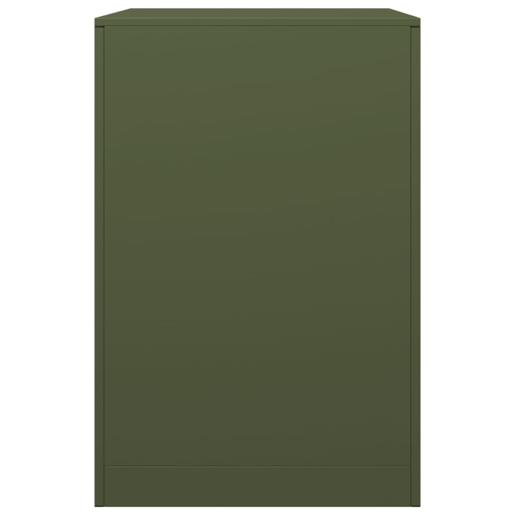 vidaXL Brennholzregal Grün 60x40x60 cm Stahl - Image 5