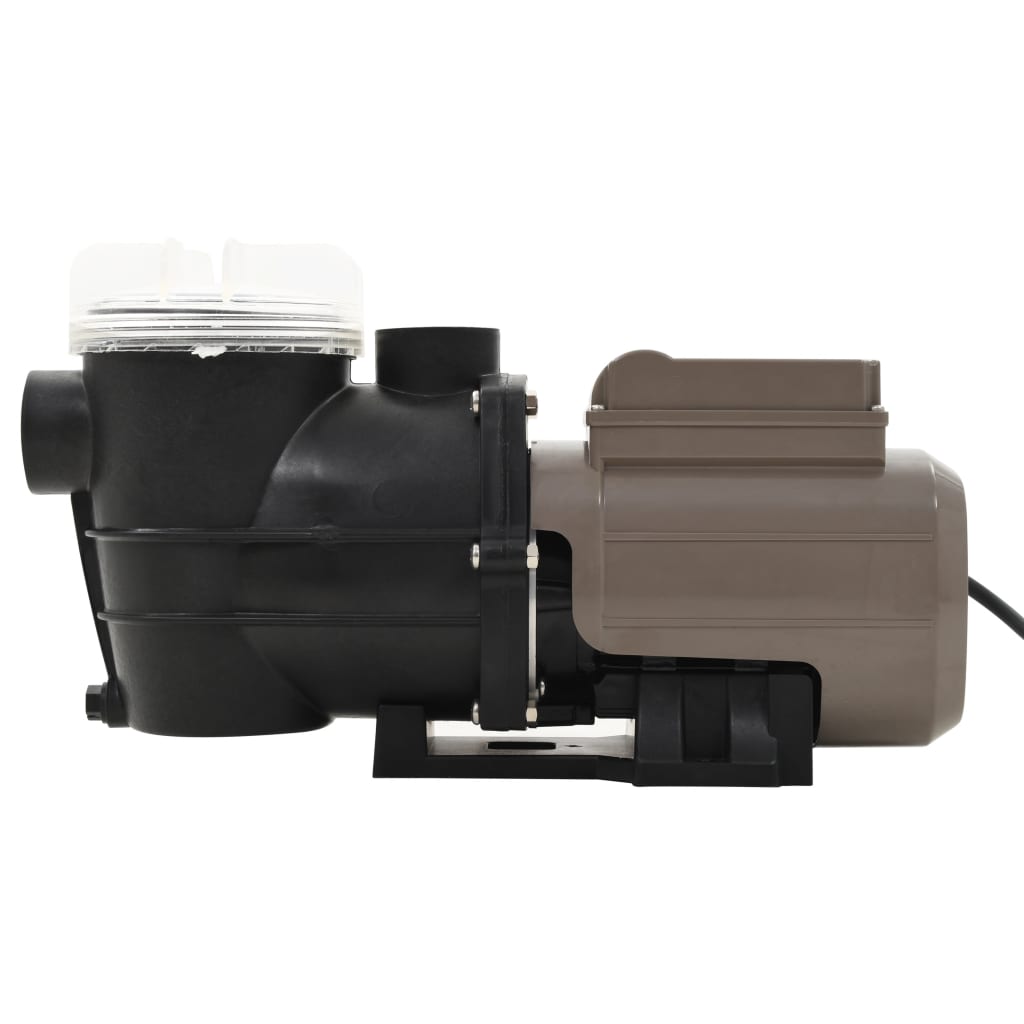 vidaXL Poolpumpe mit Timer Schwarz 0,25 PS 8000 L/h - Image 3