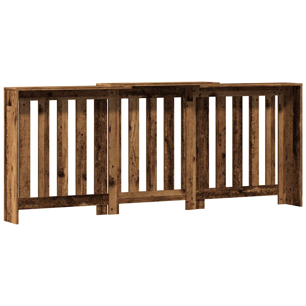 vidaXL Heizkörperverkleidung Altholz-Optik 205x21,5x83,5 cm - Image 5