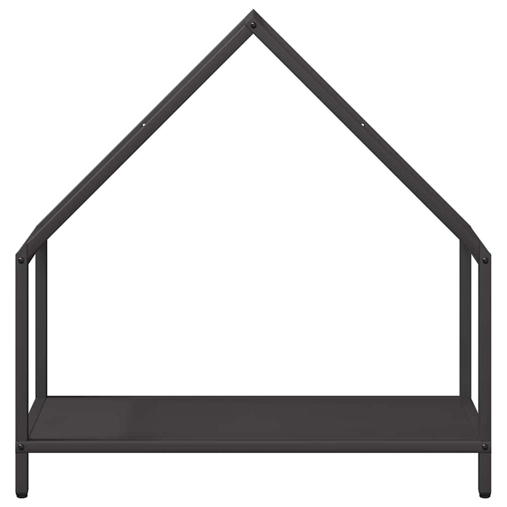 vidaXL Brennholzregal Schwarz 60x25x60 cm Kaltgewalzter Stahl - Image 5