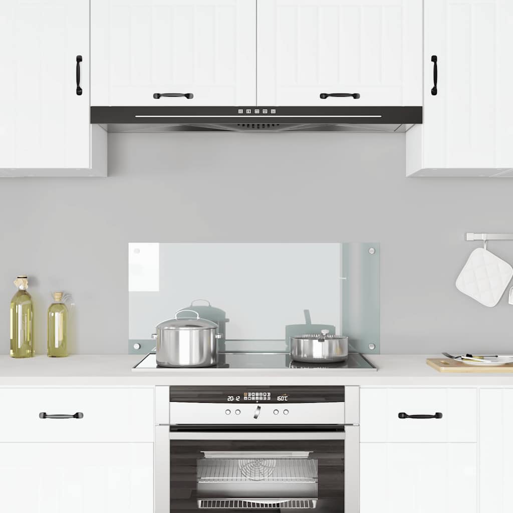 vidaXL Küchenrückwand Transparent 90×40 cm Hartglas
